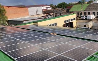 Сетевая солнечная электростанция на предприятии в Краснодаре